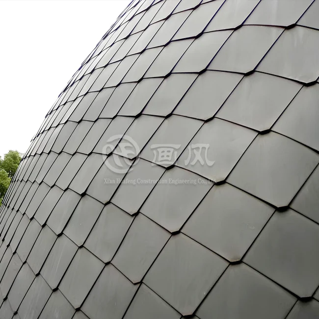 Flat Lock Zinc Cladding Panel Flat Lock Zinc Cladding Panel